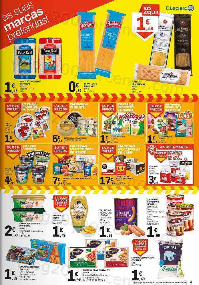 Antevisão Folheto E-LECLERC Promoções Fim de Semana - 2 a 4 setembro