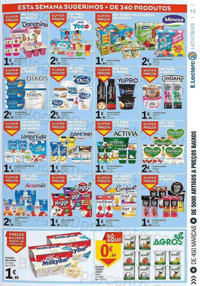 Antevisão Folheto E-LECLERC Promoções de 8 a 14 setembro