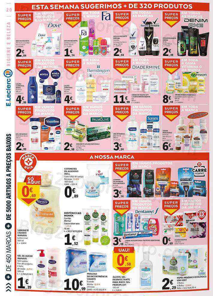 Antevisão Folheto E-LECLERC Promoções de 8 a 14 setembro