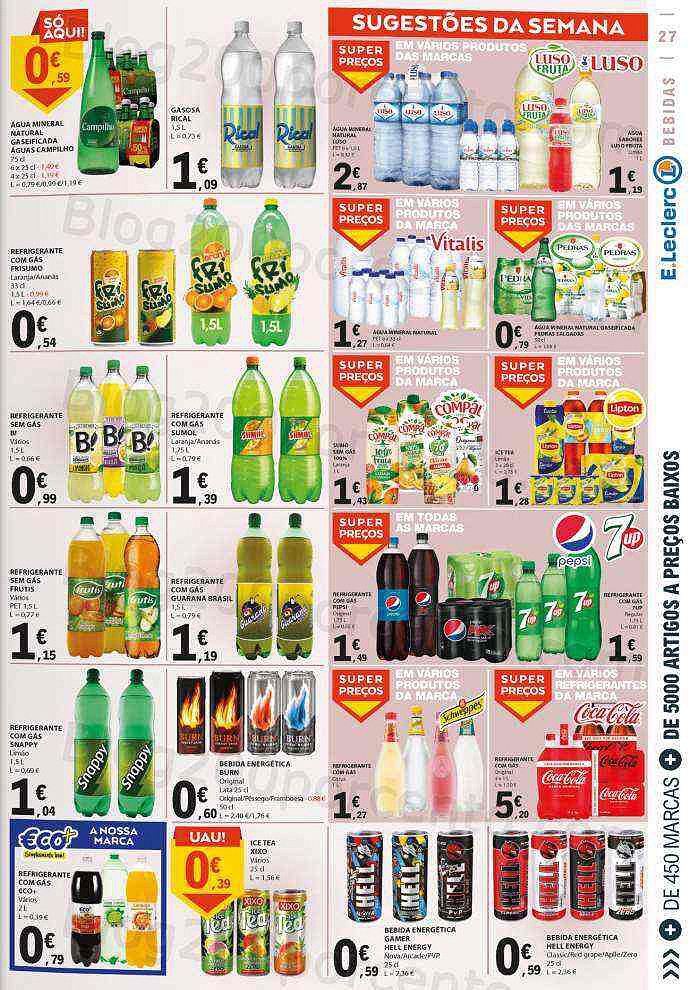 Antevisão Folheto E-LECLERC Promoções de 8 a 14 setembro