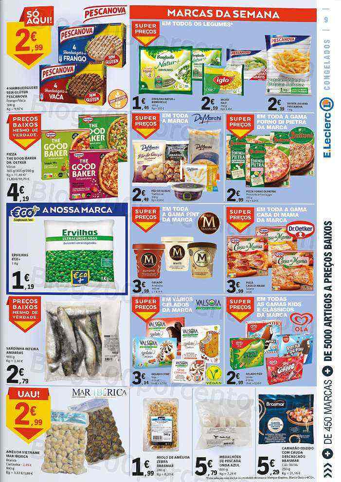 Antevisão Folheto E-LECLERC Promoções de 8 a 14 setembro