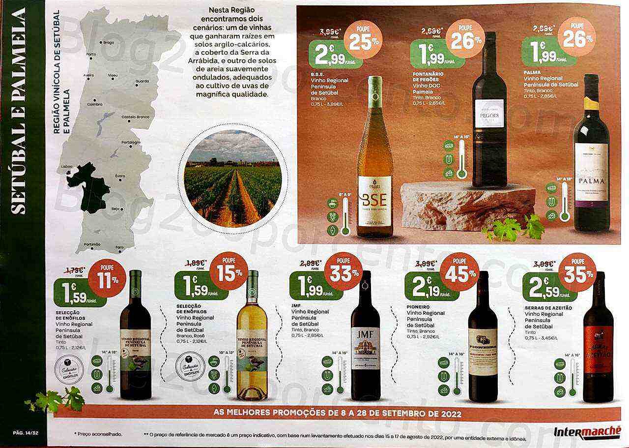 Antevisão Folheto INTERMARCHÉ Feira de Vinhos Promoções de 8 a 28 setembro