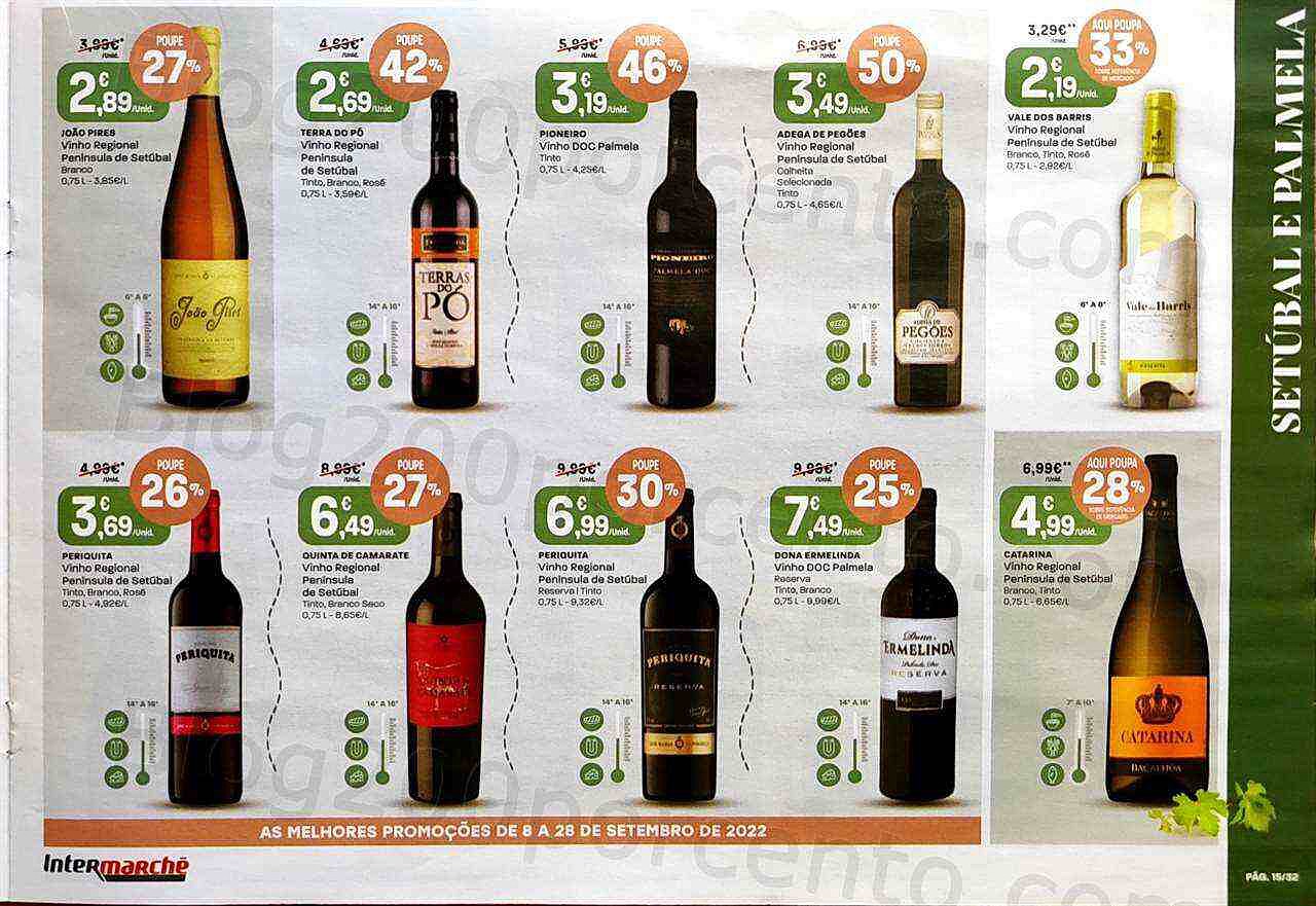 Antevisão Folheto INTERMARCHÉ Feira de Vinhos Promoções de 8 a 28 setembro