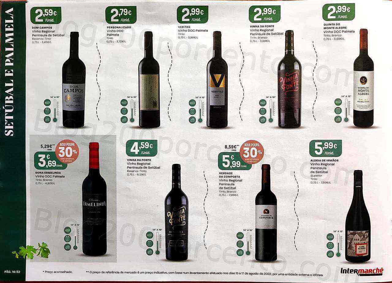 Antevisão Folheto INTERMARCHÉ Feira de Vinhos Promoções de 8 a 28 setembro