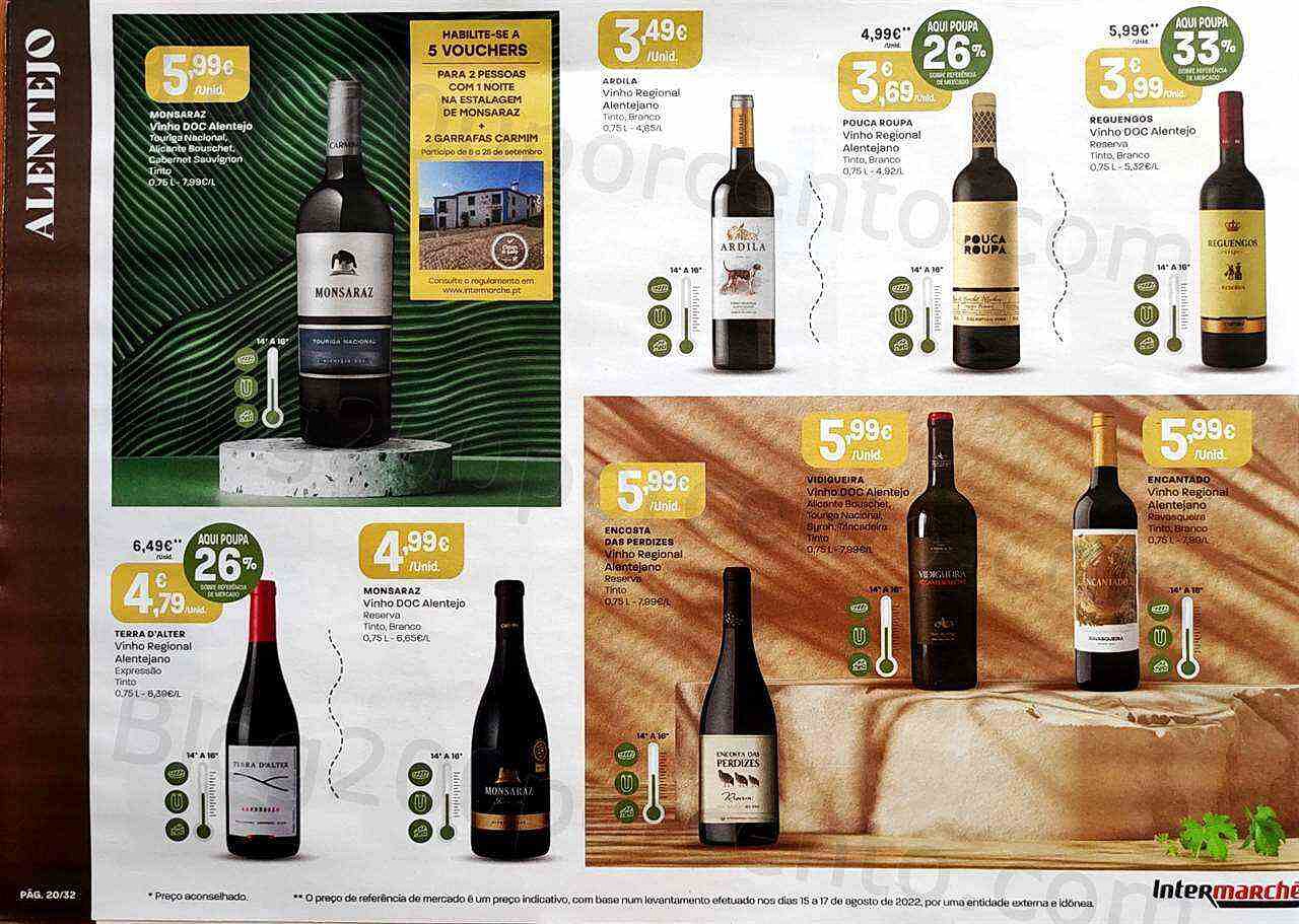Antevisão Folheto INTERMARCHÉ Feira de Vinhos Promoções de 8 a 28 setembro