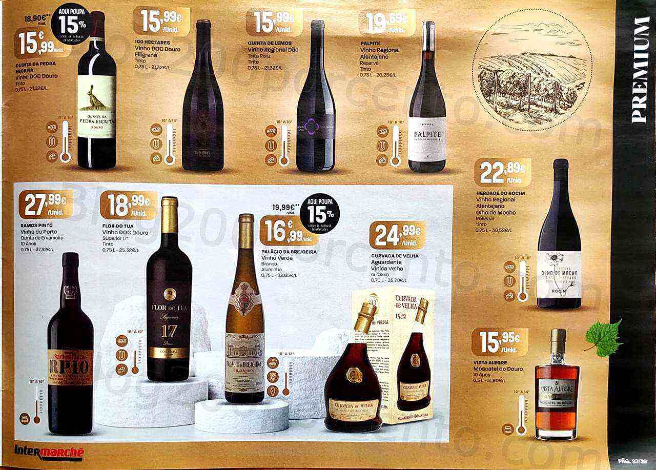 Antevisão Folheto INTERMARCHÉ Feira de Vinhos Promoções de 8 a 28 setembro