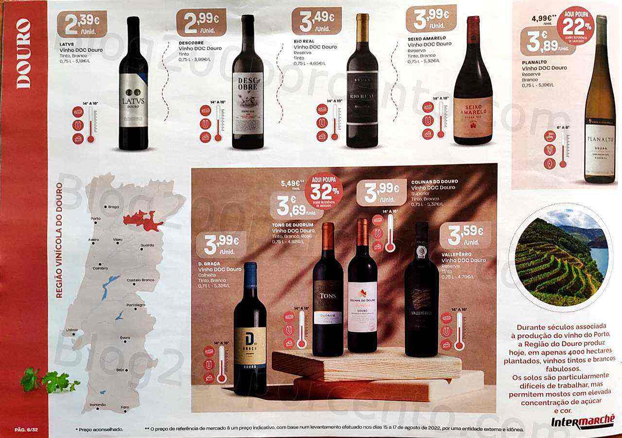 Antevisão Folheto INTERMARCHÉ Feira de Vinhos Promoções de 8 a 28 setembro