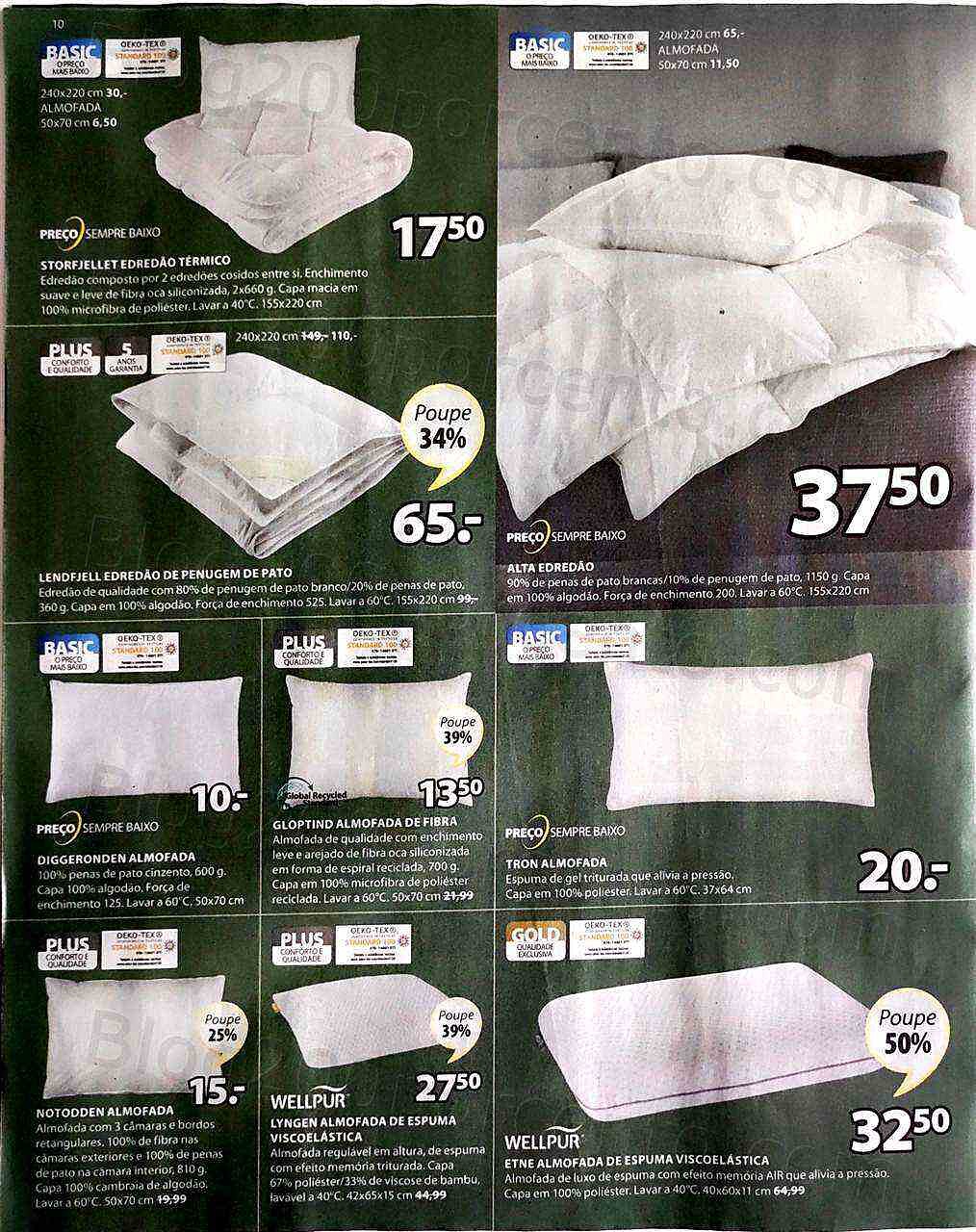 Antevisão Folheto JYSK Promoções de 8 a 21 setembro