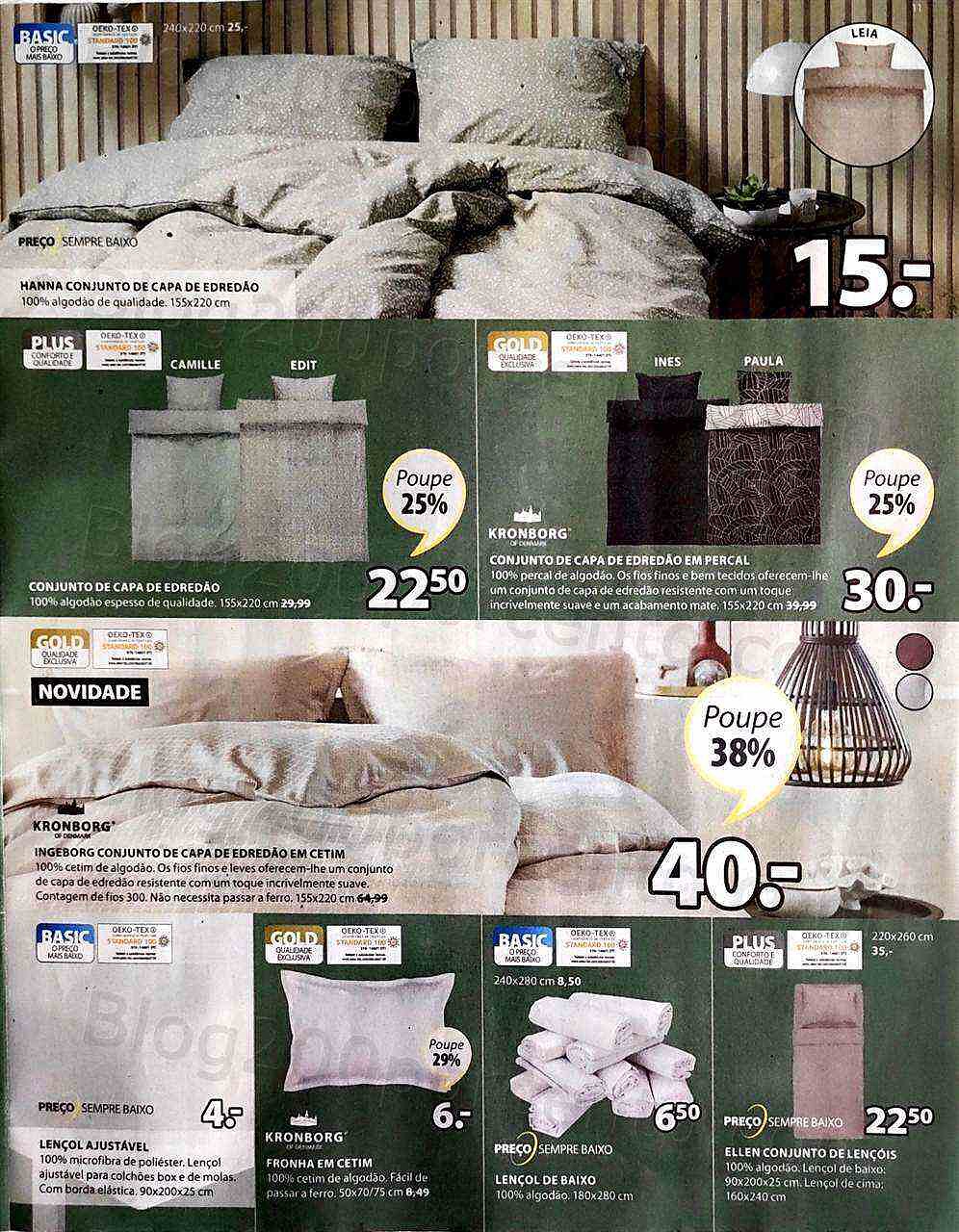 Antevisão Folheto JYSK Promoções de 8 a 21 setembro