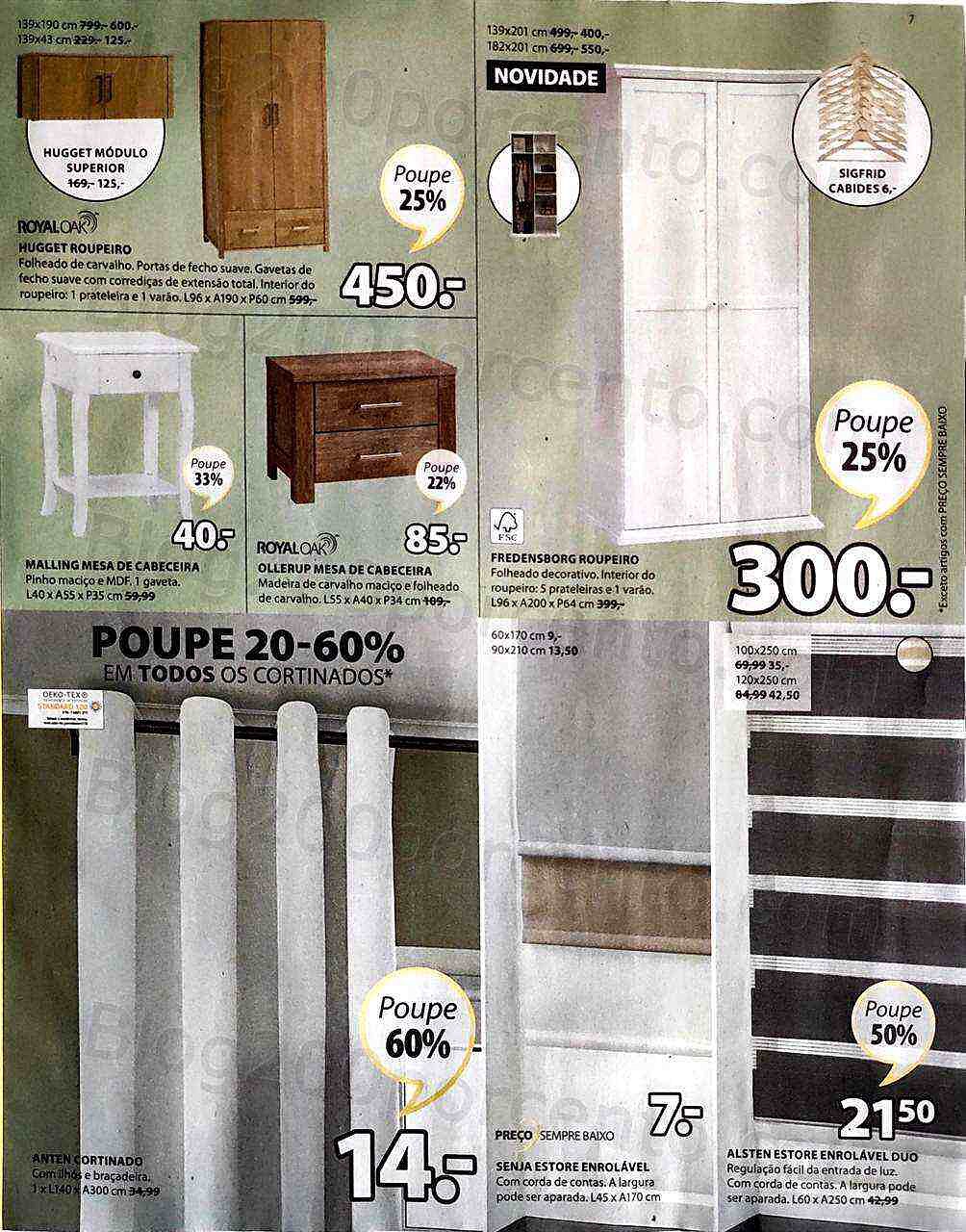 Antevisão Folheto JYSK Promoções de 8 a 21 setembro