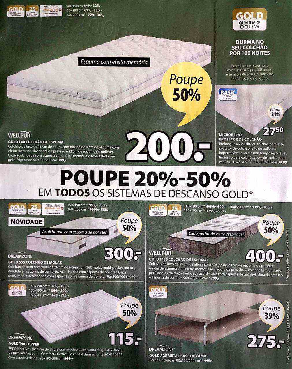 Antevisão Folheto JYSK Promoções de 8 a 21 setembro