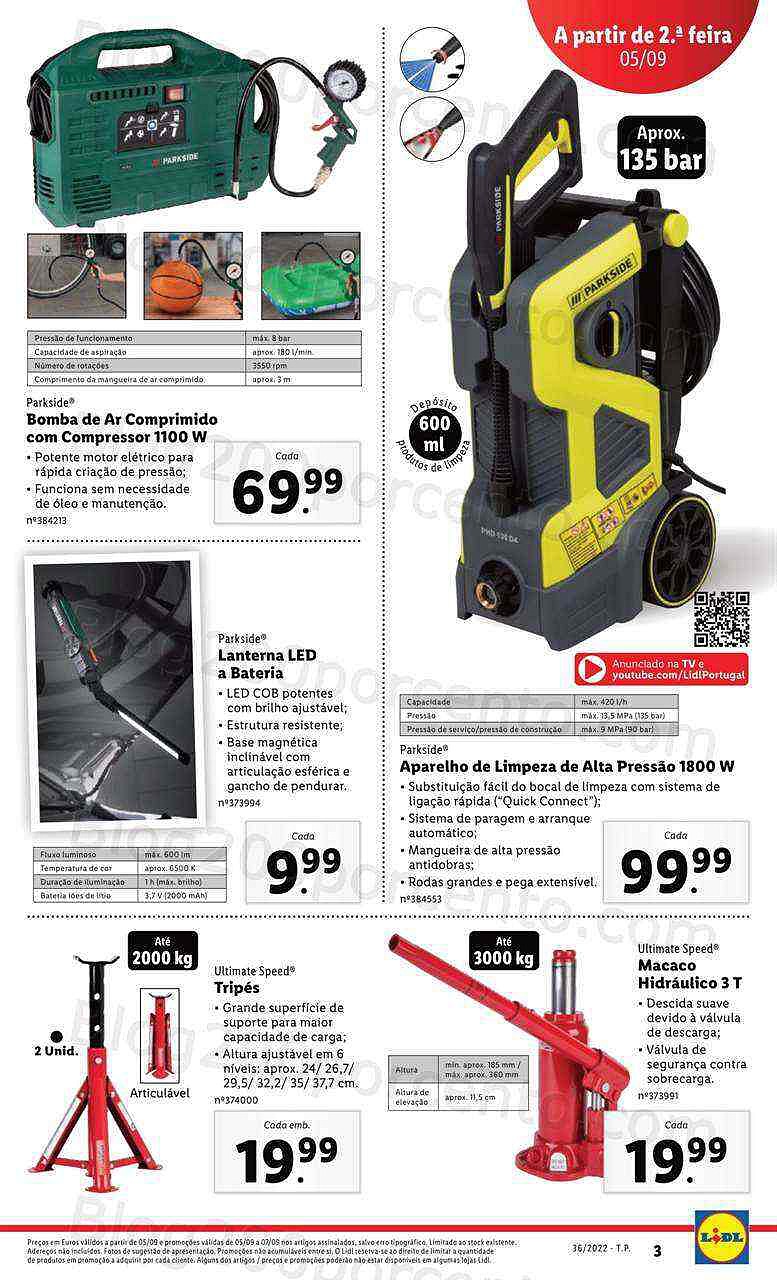 Antevisão Folheto LIDL Promoções de 5 a 11 setembro - Completo