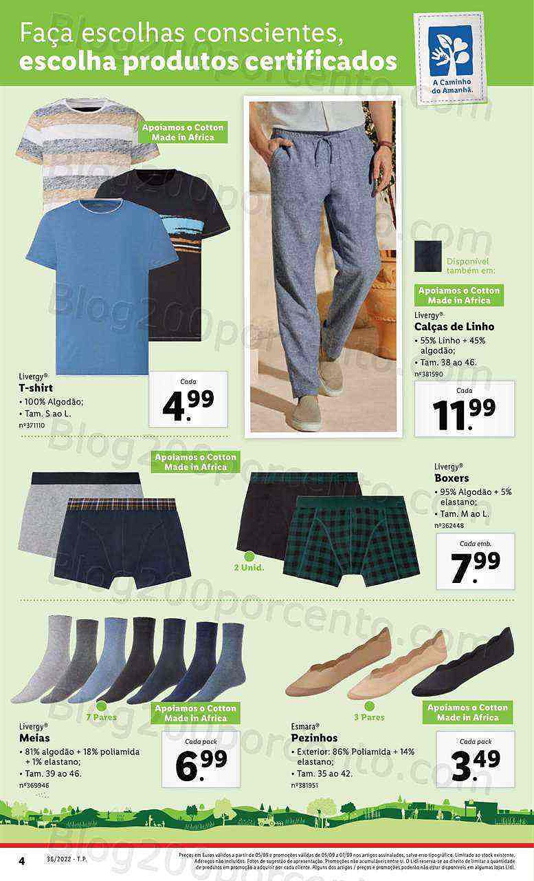 Antevisão Folheto LIDL Promoções de 5 a 11 setembro - Completo