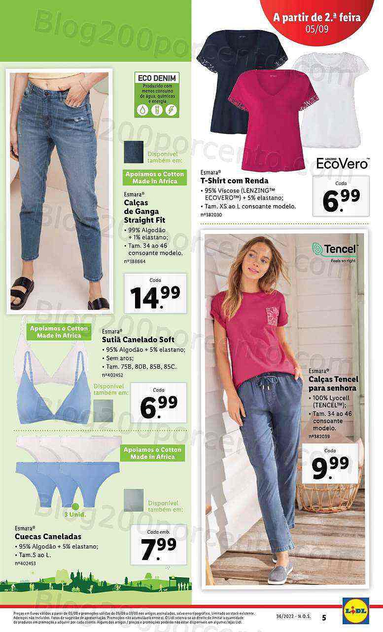 Antevisão Folheto LIDL Promoções de 5 a 11 setembro - Completo