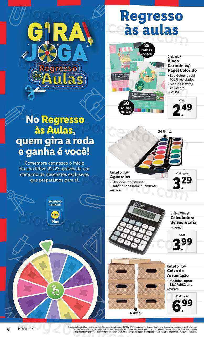 Antevisão Folheto LIDL Promoções de 5 a 11 setembro - Completo