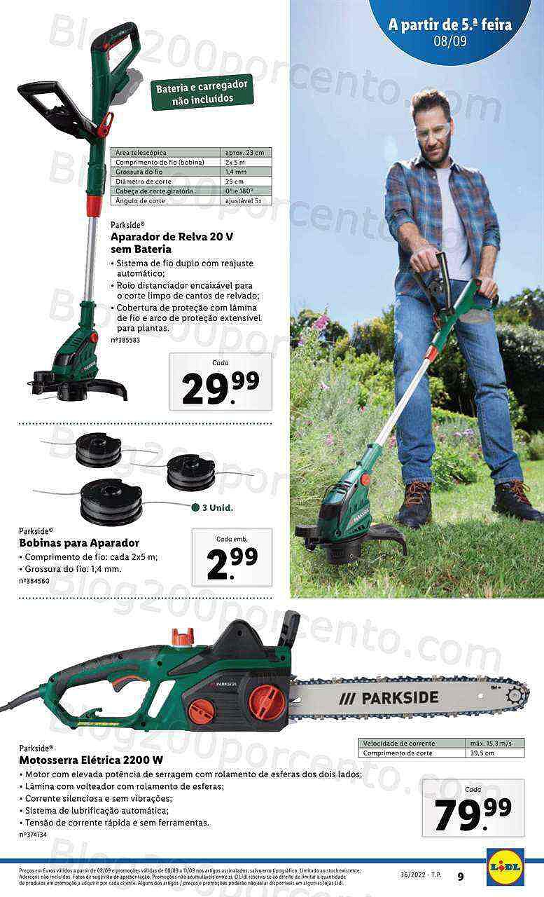 Antevisão Folheto LIDL Promoções de 5 a 11 setembro - Completo