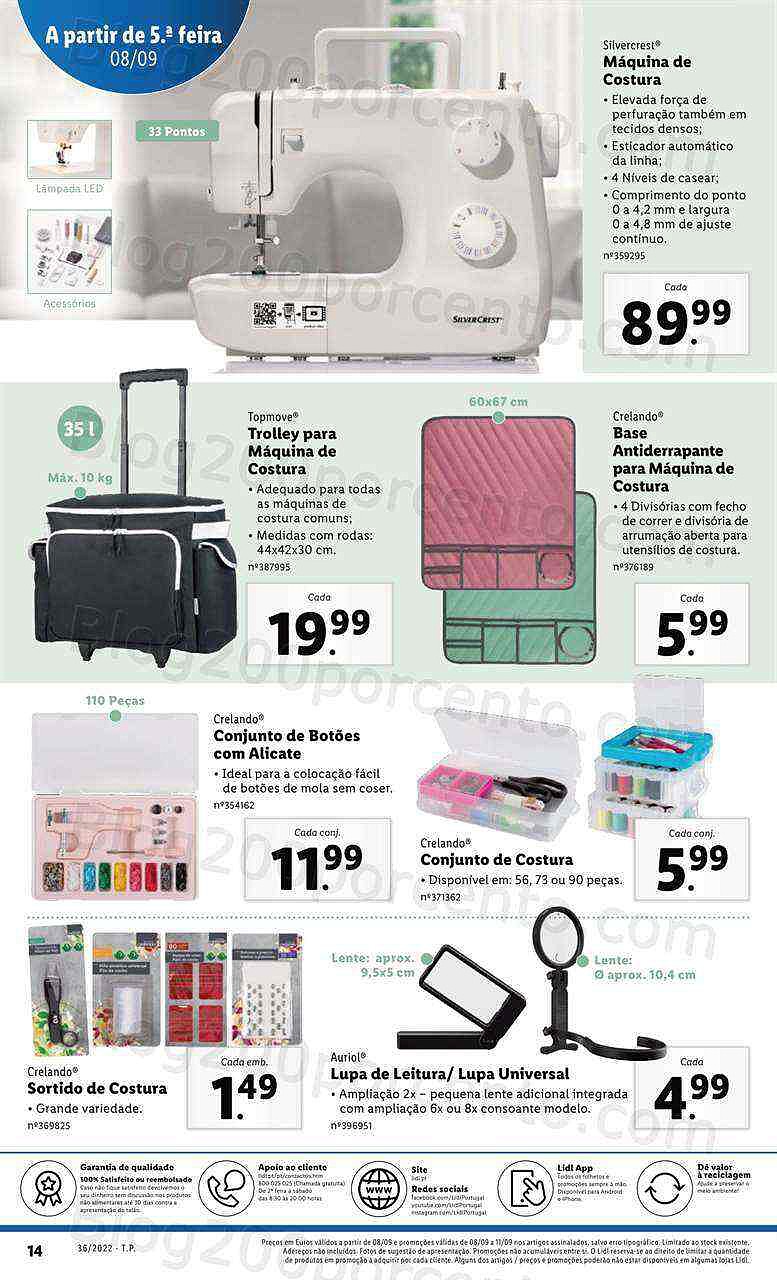 Antevisão Folheto LIDL Promoções de 5 a 11 setembro - Completo