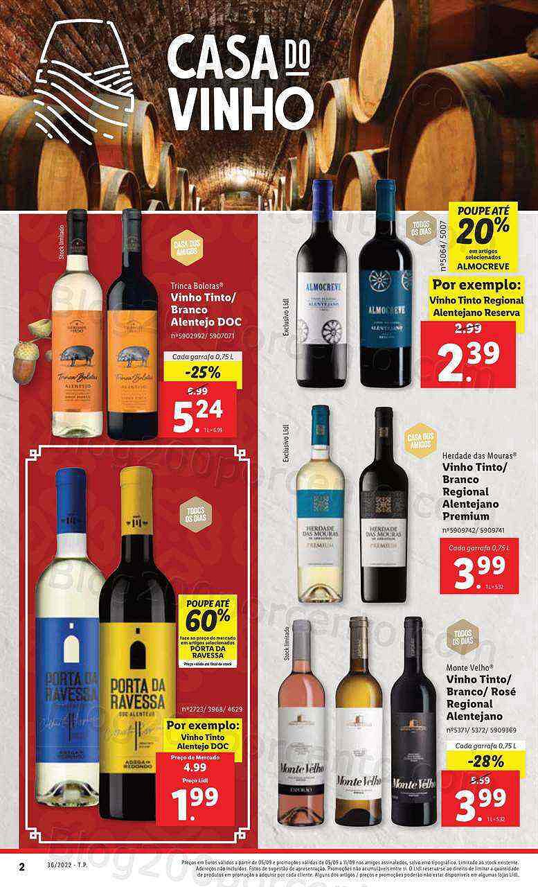 Antevisão Folheto LIDL Promoções de 5 a 11 setembro