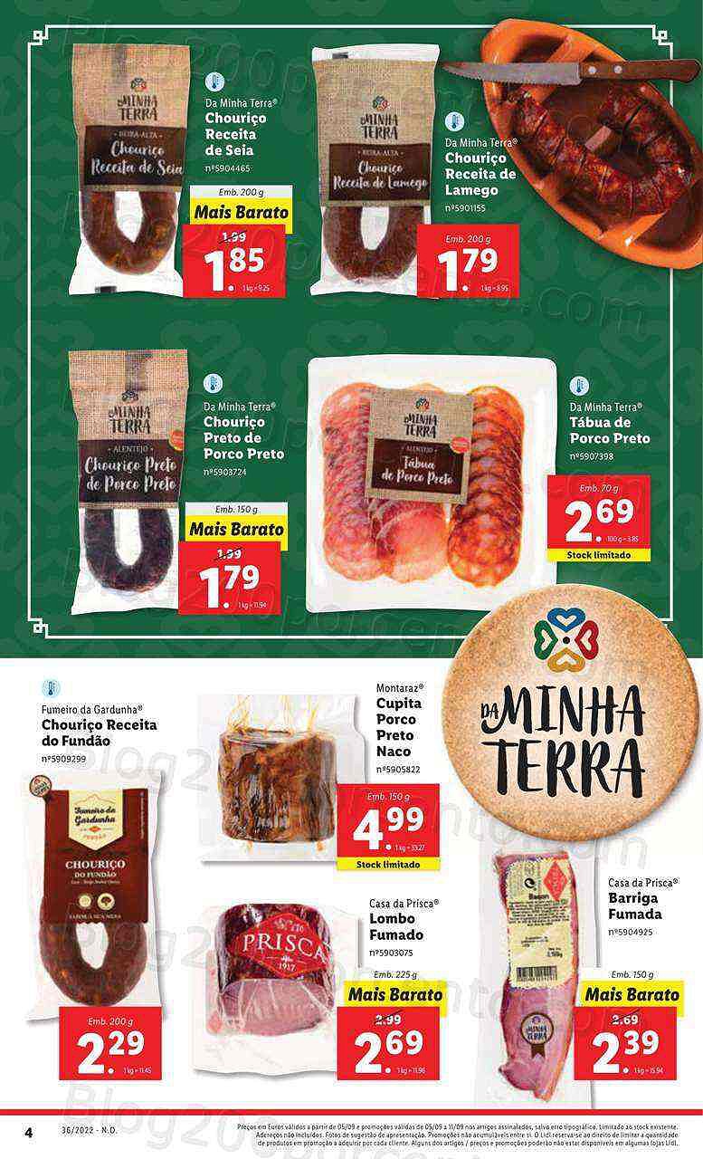 Antevisão Folheto LIDL Promoções de 5 a 11 setembro