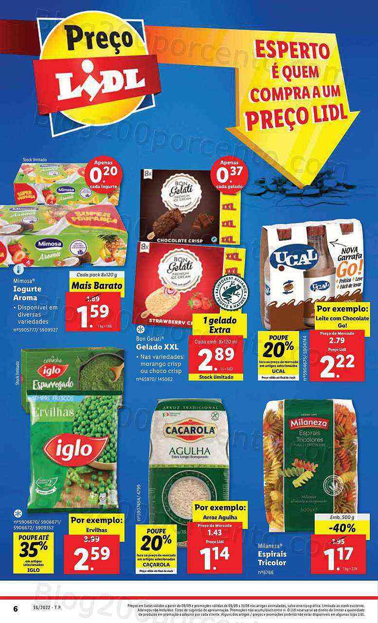 Antevisão Folheto LIDL Promoções de 5 a 11 setembro