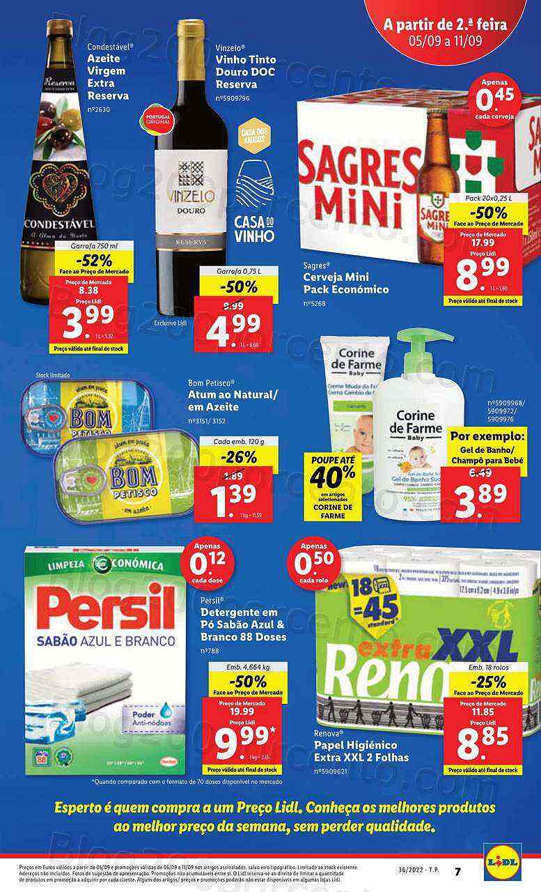 Antevisão Folheto LIDL Promoções de 5 a 11 setembro