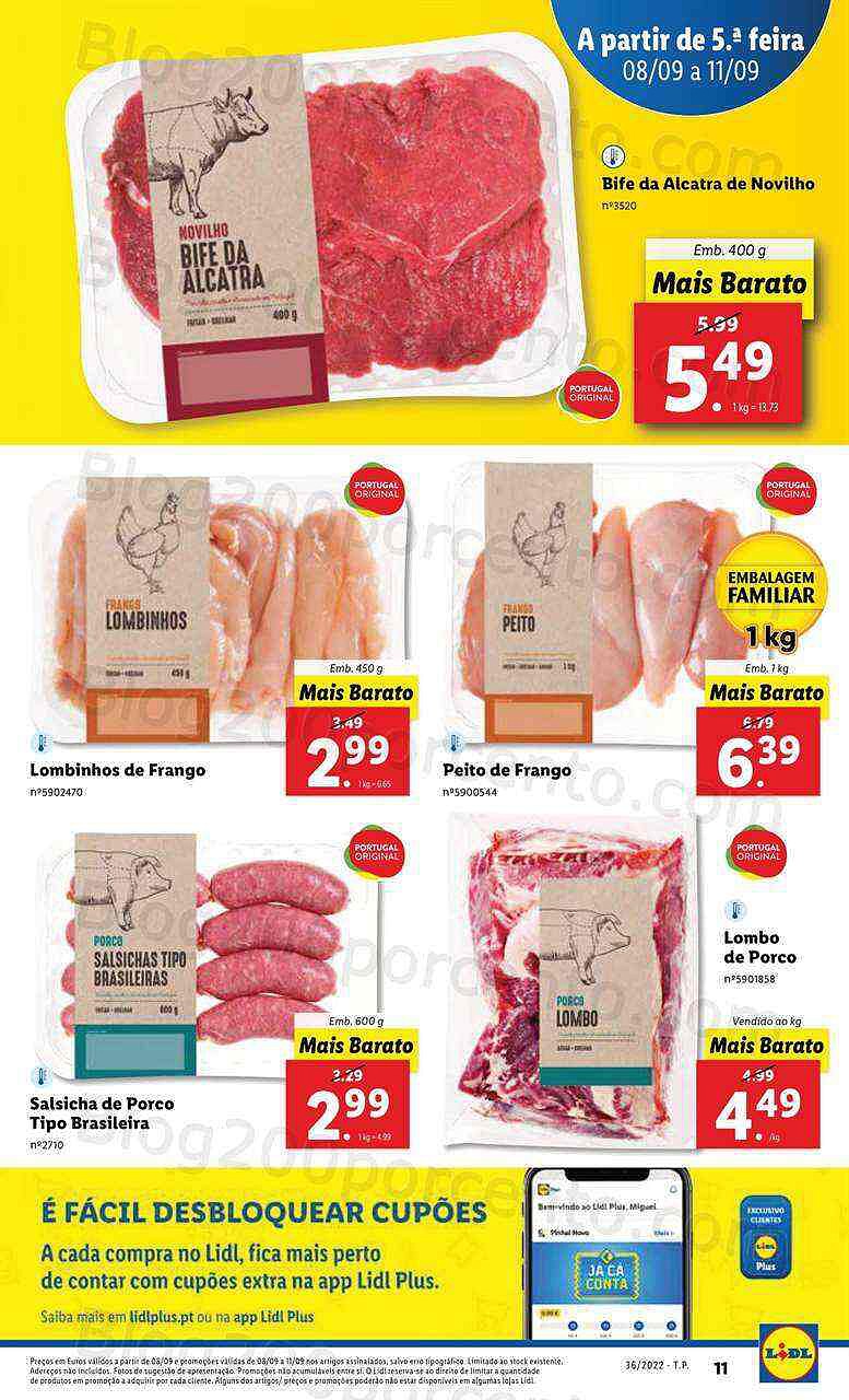 Antevisão Folheto LIDL Promoções de 5 a 11 setembro