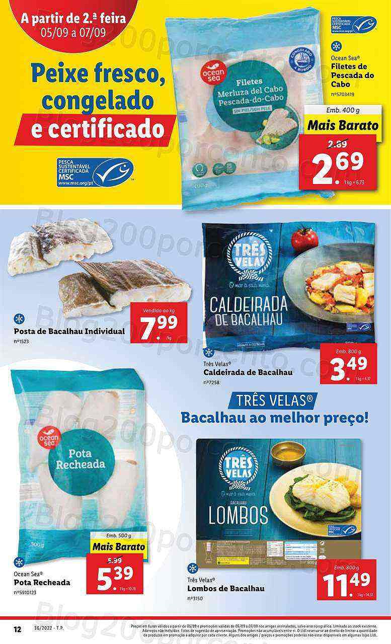 Antevisão Folheto LIDL Promoções de 5 a 11 setembro