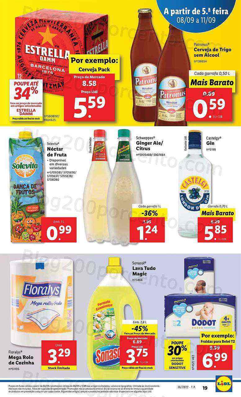 Antevisão Folheto LIDL Promoções de 5 a 11 setembro