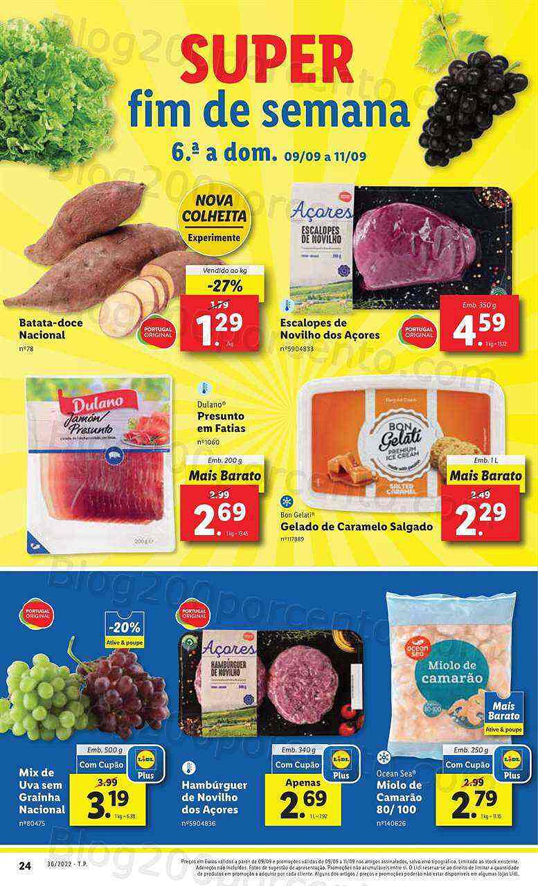 Antevisão Folheto LIDL Promoções de 5 a 11 setembro