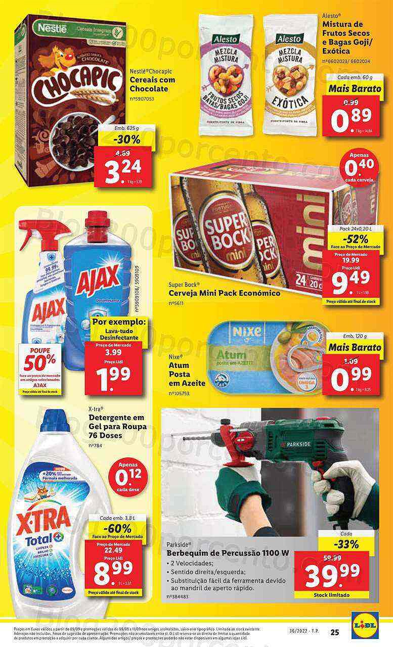 Antevisão Folheto LIDL Promoções de 5 a 11 setembro