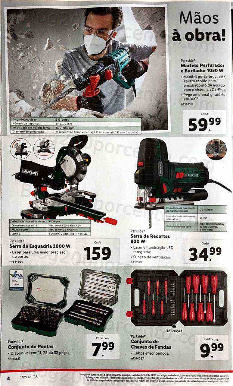 Antevisão Folheto LIDL Bazar Promoções de 12 a 18 setembro