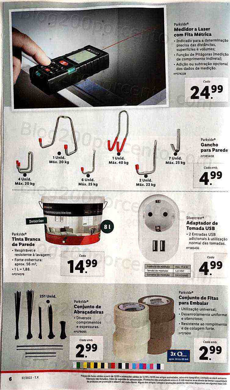 Antevisão Folheto LIDL Bazar Promoções de 12 a 18 setembro