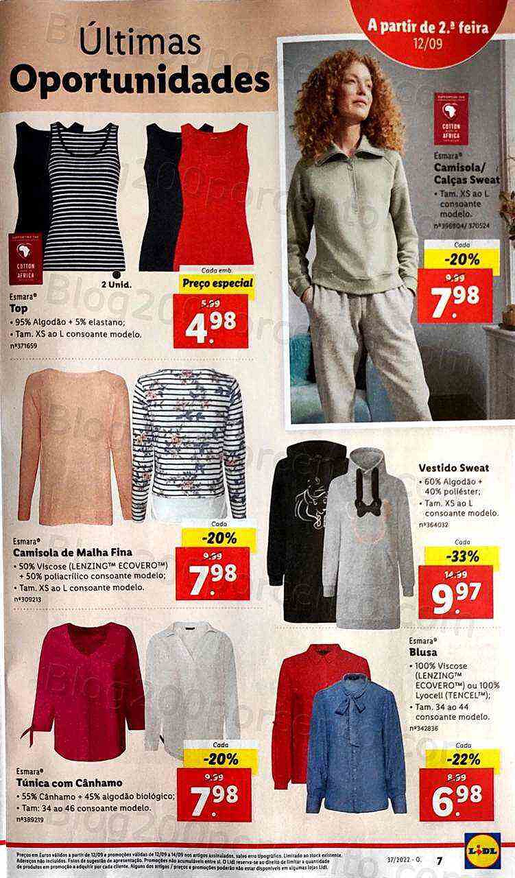 Antevisão Folheto LIDL Bazar Promoções de 12 a 18 setembro