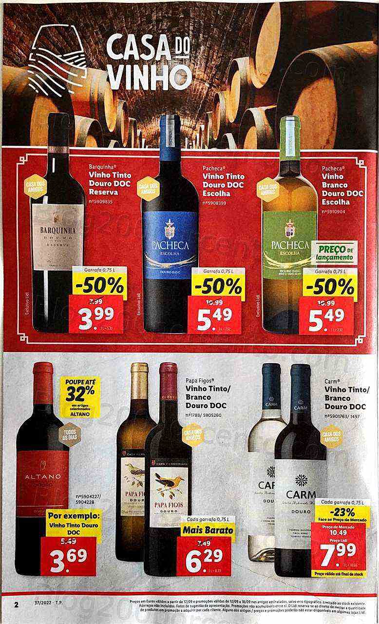 Antevisão Promoções LIDL Promoções de 12 a 18 setembro