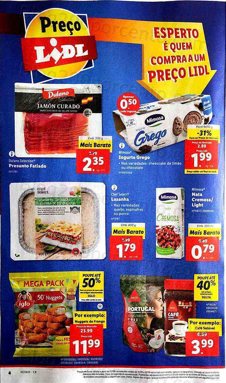 Antevisão Promoções LIDL Promoções de 12 a 18 setembro