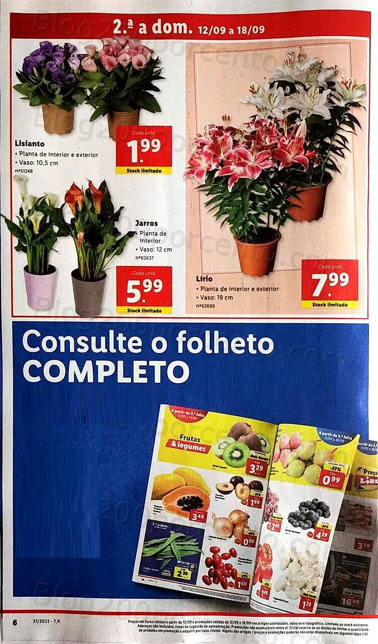 Antevisão Promoções LIDL Promoções de 12 a 18 setembro