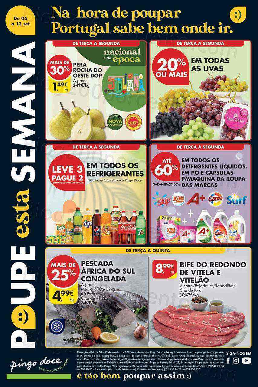 Antevisão Folheto PINGO DOCE Lojas Pequenas Promoções de 6 a 12 setembro