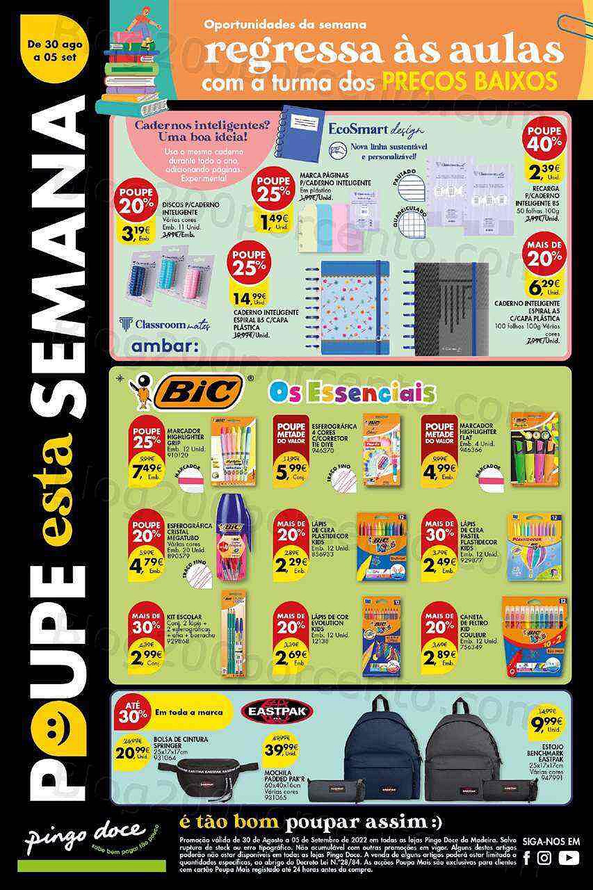 Antevisão Folheto PINGO DOCE Madeira Promoções de 30 agosto a 5 setembro