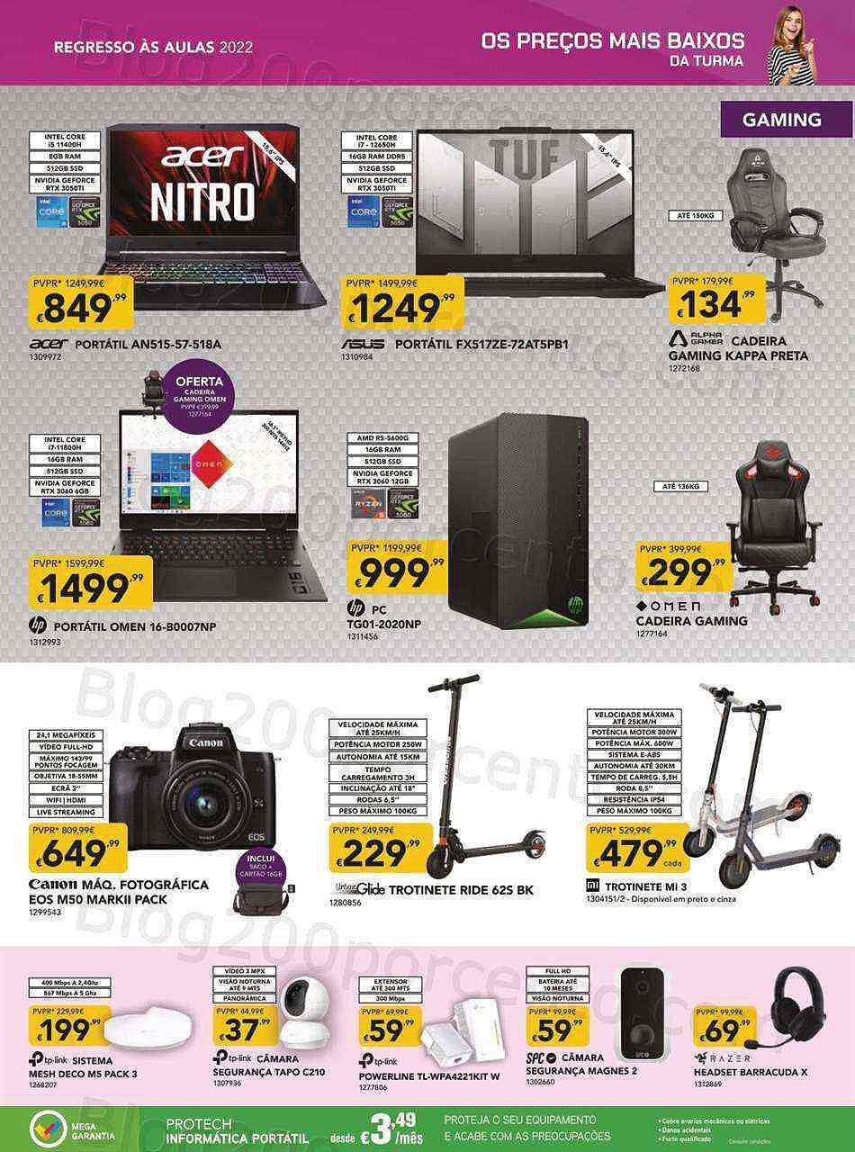 Antevisão Folheto RADIO POPULAR Regresso às Aulas Promoções de 8 a 21 setembro