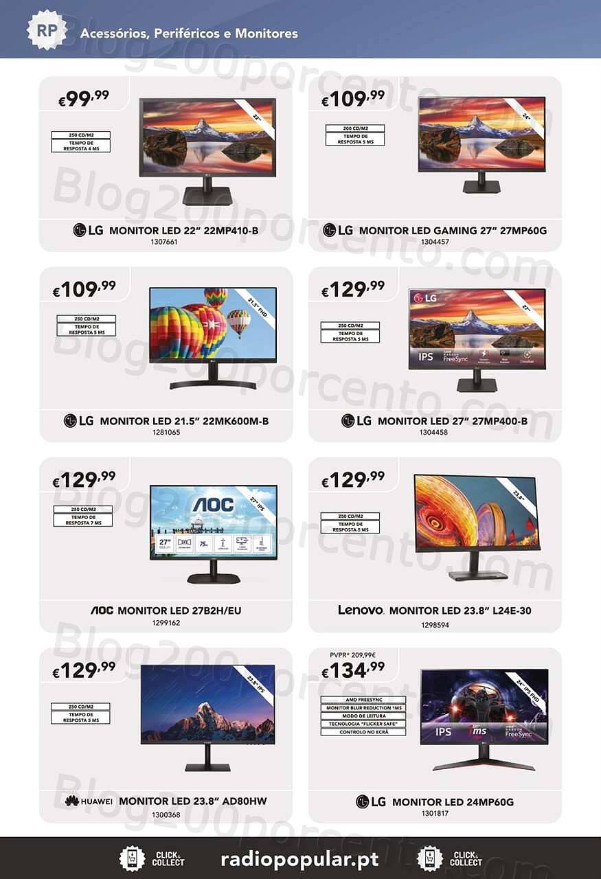 Antevisão Folheto RADIO POPULAR Especial Periféricos Promoções de 1 a 25 setembro