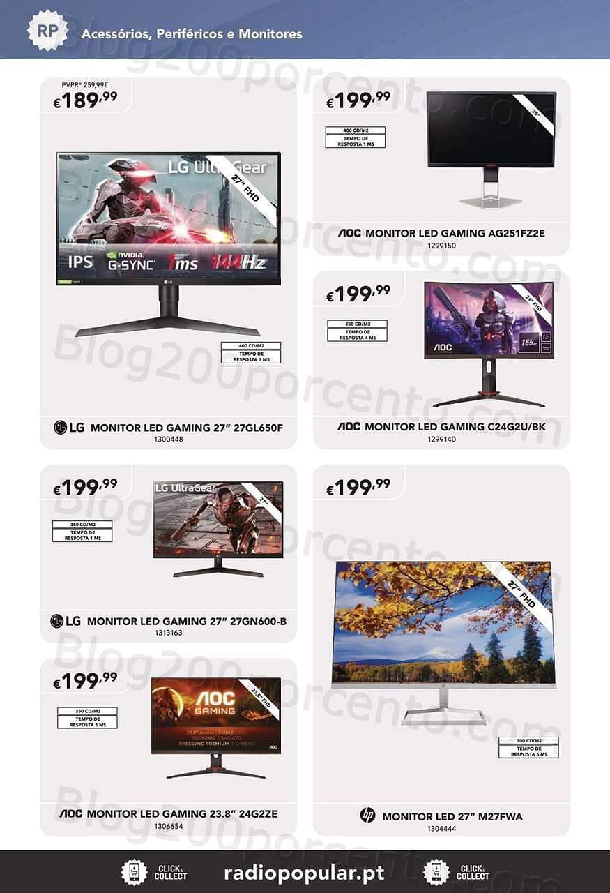 Antevisão Folheto RADIO POPULAR Especial Periféricos Promoções de 1 a 25 setembro