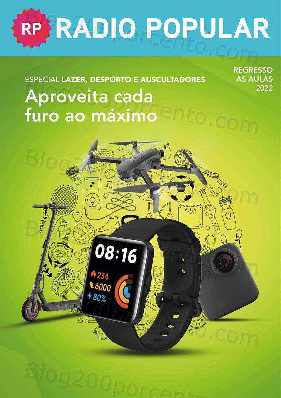 Antevisão Folheto RADIO POPULAR Especial Lazer Regresso às Aulas - 1 a 25 setembro