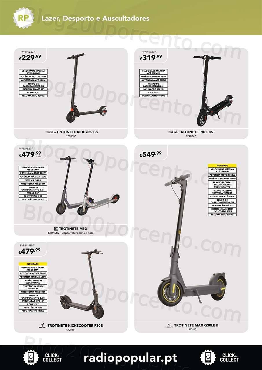 Antevisão Folheto RADIO POPULAR Especial Lazer Regresso às Aulas - 1 a 25 setembro