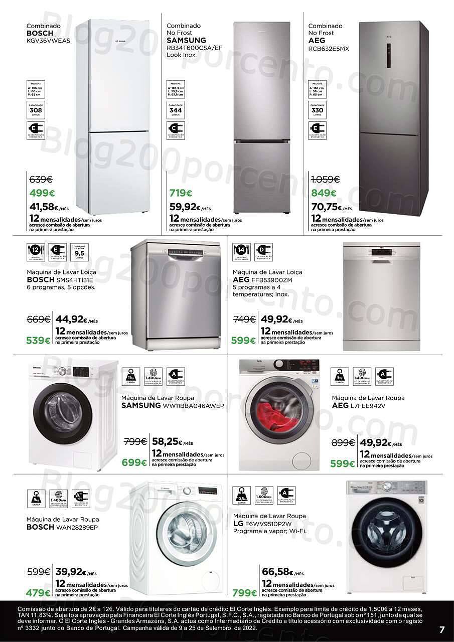 Antevisão Folheto EL CORTE INGLÉS Tecnologia Promoções de 9 a 25 setembro