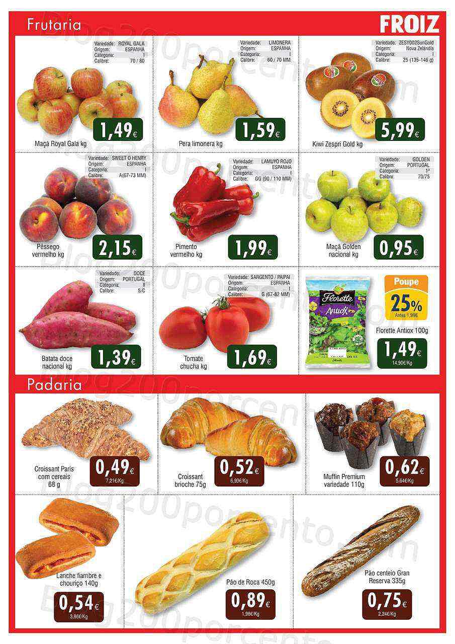 Antevisão Folheto FROIZ Promoções de 15 setembro a 5 outubro