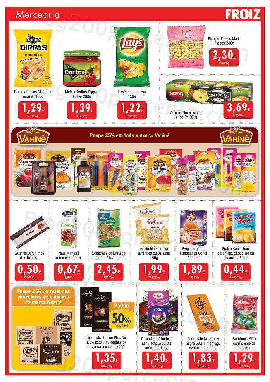 Antevisão Folheto FROIZ Promoções de 15 setembro a 5 outubro