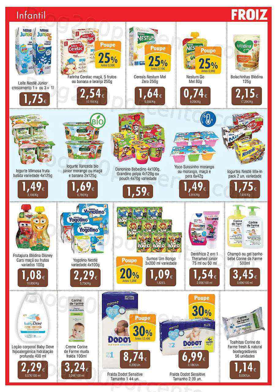 Antevisão Folheto FROIZ Promoções de 15 setembro a 5 outubro