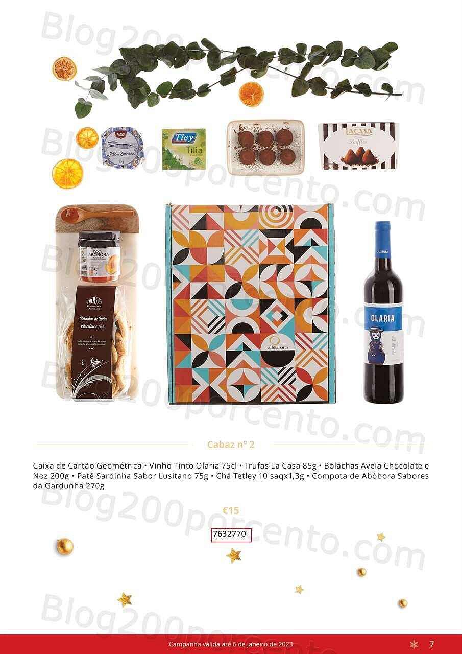 Antevisão Folheto CONTINENTE Cabazes de Natal Promoções de 21 setembro a 6 janeiro
