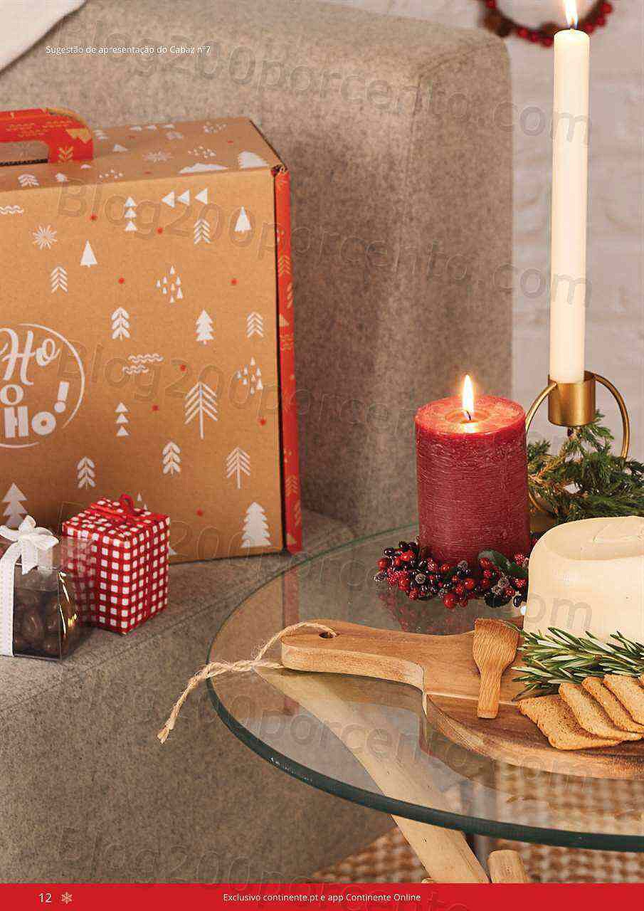 Antevisão Folheto CONTINENTE Cabazes de Natal Promoções de 21 setembro a 6 janeiro