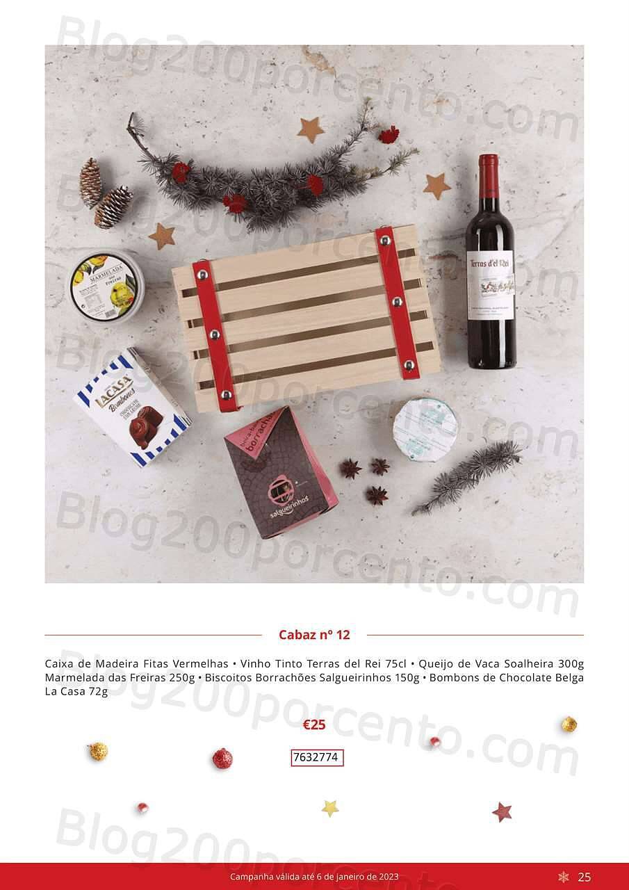 Antevisão Folheto CONTINENTE Cabazes de Natal Promoções de 21 setembro a 6 janeiro